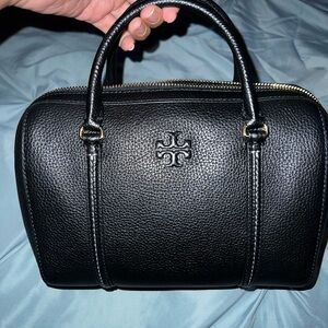 Tory Burch Black Leather Satchel